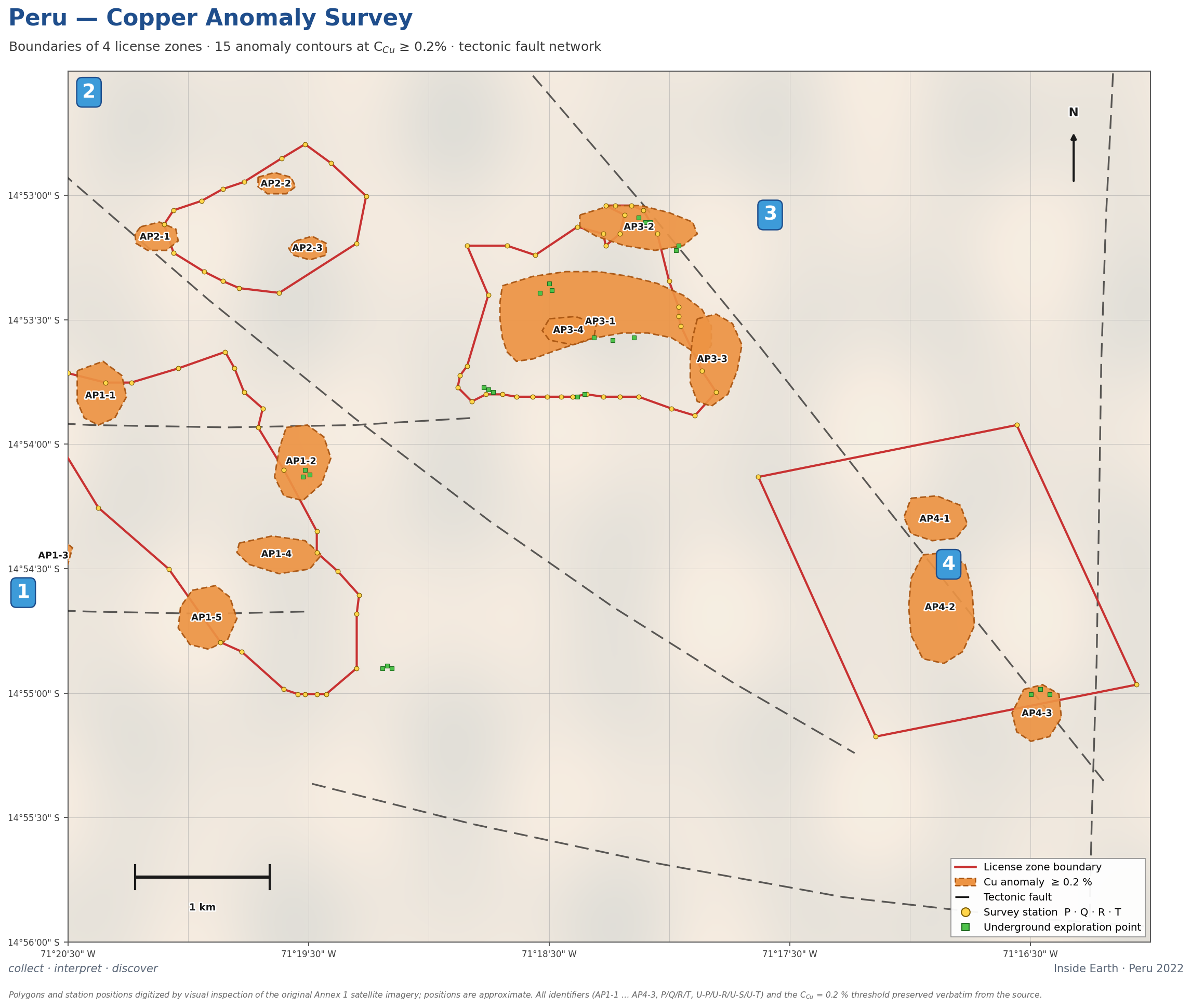 Mapa de geometría — Perú 2022